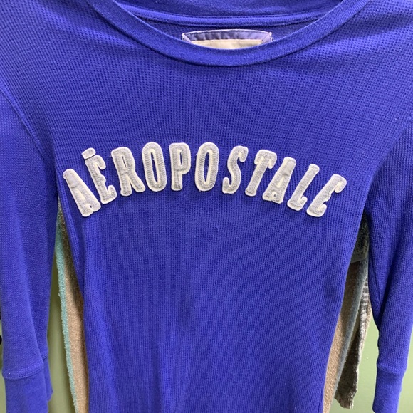 Aeropostale thermal 3/4 length sleeve pullover - Picture 6 of 9